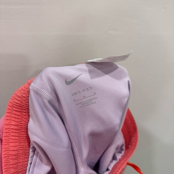 Nike Girls Pink Salt Dri-Fit Tempo 2-in-1 Training Shorts Running Athletic Sport - Picture 4 of 6